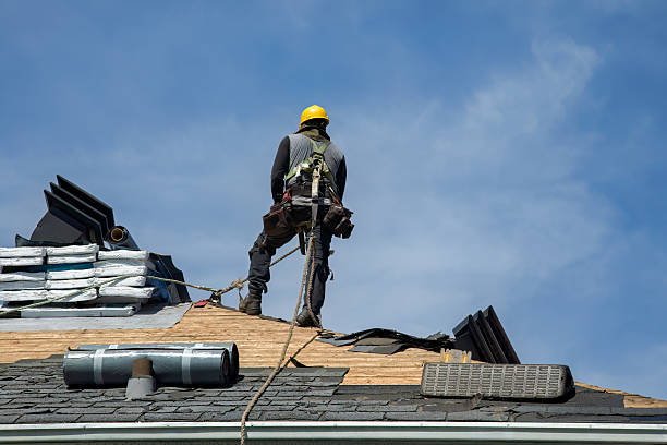 Professional Roof Replacement technician working in Enigma, GA